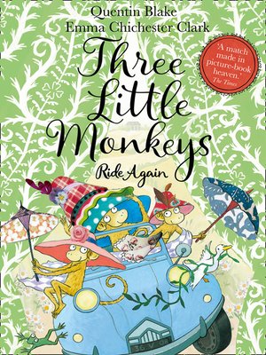cover image of Three Little Monkeys Ride Again